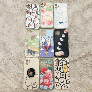 NEW Cute Cartoon iPhone 12 Cases Set